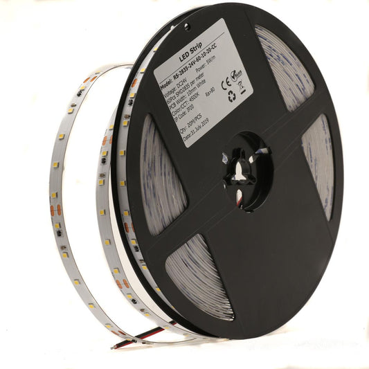 Natural White Strip light 4500K, 24V, 5 W/ m, 530 Lum / m, 4500K, IP20, constant current, 20 meter roll