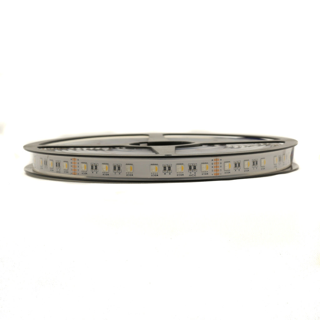 RGBW Strip Light, 24V, 19.2W/m,  2700K warm white, IP68 , constant voltage, 5 meter roll