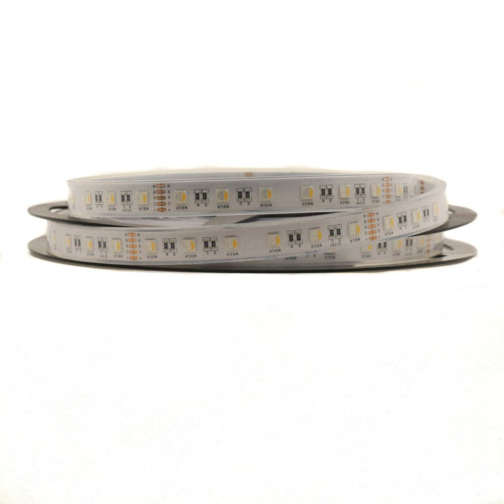 RGBW Strip Light, 24V, 19.2W/m,  2700K warm white, IP68 , constant voltage, 5 meter roll