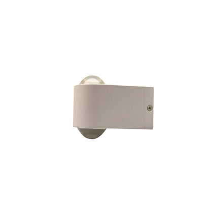 WalI light, Porch light, Alfresco light, Ambient light, Decorative light, Up and Down Light, 240V AC, 2x2W,  IP54, 2700K, Sand white